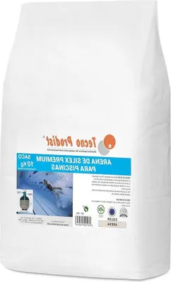 Productafbeelding van Famanu Premium zwembadfilterzand - 10 kg verpakking - korrelgrootte 0,4-0,8 mm