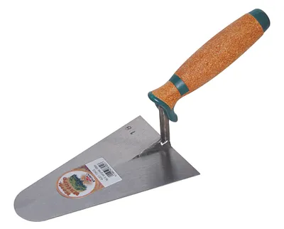 Image de STUBAI Truelle de maçon manche liège rond col G 190 mm