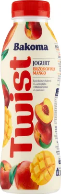 Obrázek produktu pro Jogurt Brzozowo-Mango Bakoma Twist 370 g