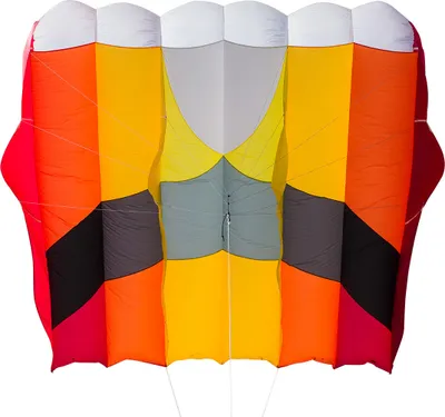 Produktbild von Einleiner Drachen HQ KAP Foil 8.0 106762 Rot 300 x 266 cm + 2100 cm franje staart