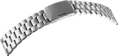 Produktbild von Edelstahl-Uhrenarmband, silberfarben, 18 mm - 26 mm