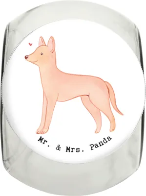 Produktbild von Mr. & Mrs. Panda Dose Pharaonenhund Moment L 870ml - Weiß - Geschenk, Vorratsbehälter, Keksdose, Leckerli, Kelb Tal-Fenek, Vorratsglas, Aufbewahrungsdose, Pharaoh Hound