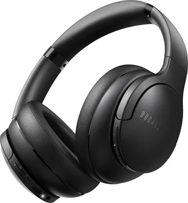Produktbild von DOQAUS Kopfhörer Kabellos Bluetooth, Bis zu 90 Std, Over-Ear, 3 EQ-Modi, HiFi Stereo, Eingebautes Mikrofon, Faltbar, Schwarz