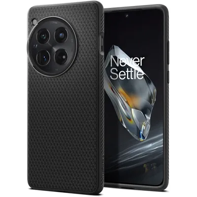 Zdjęcie produktu dla Spigen OnePlus 12 Liquid Air Matte Black, Pokrowiec, OnePlus, 12, 17,3 cm (6.82"), Czarny