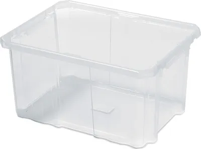 Produktbild von Mehrzweck Aufbewahrungsbox | Transparent | HxBxT 16x30x20cm | 9 Liter | Lagerkiste, Transportbox, Stapelbox, Kunststoffkiste