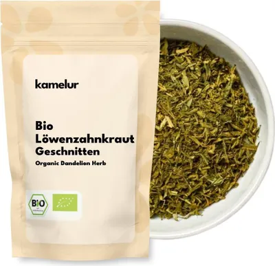 Image de Kamelur® Feuilles de pissenlit bio coupées 125 g