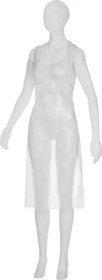 Produktbild von Med Comfort PE Einwegschürzen light, weiß - 75 x 125 cm