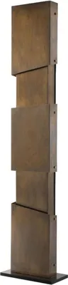 Immagine prodotto di Casa Padrino lampada da terra di design in ottone vintage / nero 40 x 20 x H. 178 cm - Lampada da terra moderna - Lampada da soggiorno - Qualità lusso