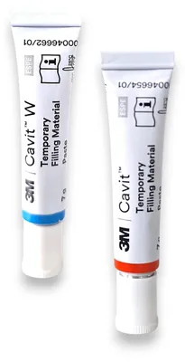 Produktbild von Cavit +  Cavit W  Provisorisches Füllungsmaterial - 2x 7g