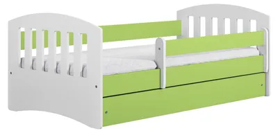 Produktbild von raumhirsch KINDERBETT CLASSIC mit Schublade ohne Matratze Grün 90/65/144