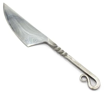 Produktbild von Geschmiedetes Messer mit tordiertem Griff Edelstahl