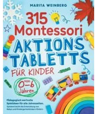 Produktbild von 315 Montessori Aktionstabletts für Kinder von 0-6 Jahren