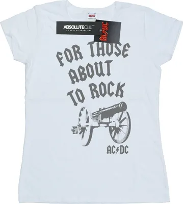 Zdjęcie produktu dla Koszulka damska AC/DC – „For Those About To Rock” BI4388 (S) (biała)