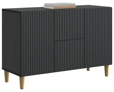 Immagine prodotto di Credenza vidaXL nera 89 x 34,5 x 60 cm in materiale derivato dal legno