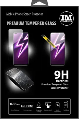 Produktbild von Schutzglas 9H kompatibel mit realme 6 Pro Displayschutzfolie Panzerfolie Passgenau Glas