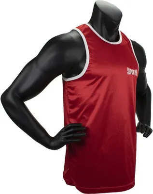 Produktbild von Super Pro Combat Gear Club Bokssinglet XXS, rood - wit