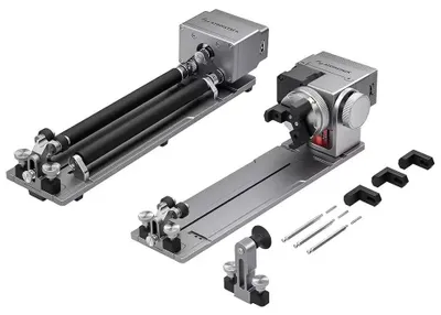 Obrázek produktu pro Upínací sklíčidlo pro gravírování, otočné o 180°, kompatibilní s laserovými stroji, R8 pro