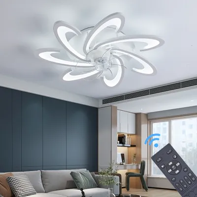Immagine prodotto di Illuminazione a LED con telecomando Colore della luce/luminosità regolabile 6 velocità, timer 2 ore Modalità estiva e invernale 2127YT-7W