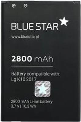Productafbeelding van Bluestar vervangende batterij, compatibel met LG K10 (2017), 2800mAh, LG X400, LG K20 Plus. Li-ion vervangingsbatterij, modelnummer BL-46G1F