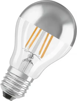 Produktbild von Osram P MIR SIL CLAS A 50 6.5W/2700K E27 LED-Lampe, Birnenform, Sockel E27, 6,5 Watt, Warmweiß, 2700 K, 7kWh/1000h