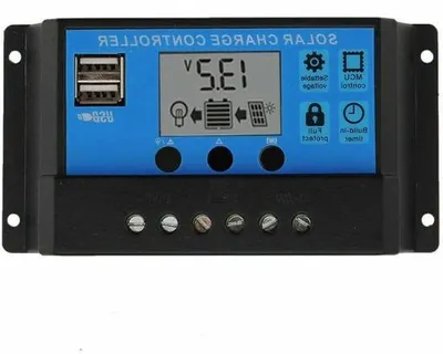Produktbild von Solar Laderegler 12 V/24 V 30A PWM Automatik LCD Display Regelaar für Solaranlagen mit Dual USB