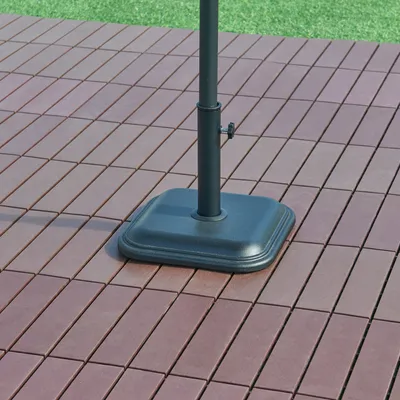 Produktbild von Sonnenschirmständer 'Biccari' Beton 35x35x4,5 cm quadratisch 11 kg Schwarz