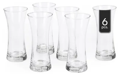 Produktbild von Vase 6er Set - H 26 cm - Transparent - Glas