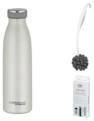 Zdjęcie produktu dla THERMOS TC BOTTLE 0,50 l Trinkflasche – Vorteilsset mit Reinigungsbürste CLEAN FIX 30 cm + CLEAN TABS (20 Stück)