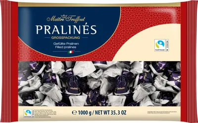 Produktbild von Maitre Truffout Pralinen Milchschokolade Milchcreme & Cerealien