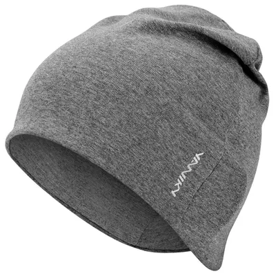 Immagine prodotto di Berretto da donna/uomo, tipo beanie, in cotone e modal, color grigio scuro