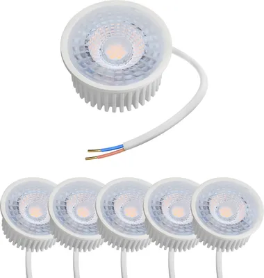 Produktbild von 6er Set LED Modul 3000K warmweiß 230V - 5W 380 Lumen 110° - GU10 ersatz