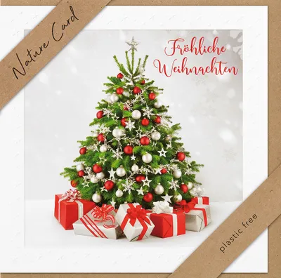 Produktbild von Weihnachten - Nature Cards Handmade - Glückwunschkarte im Format