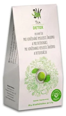 Obrázok produktu pre BW Tea Detox, detoxikačný čaj, 20 vrecúšok po 1,5 g