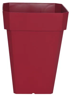 Image de Pot de fleurs Soleilia Haut 53 - L39cm - H53cm - 49L - Rouge - Fabrication Française