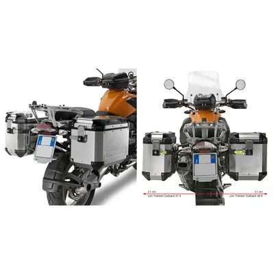 Obrázok produktu pre Givi PL684CAM Specific Pannier Holder Trekker Outback MONOKEY CAM-SIDE