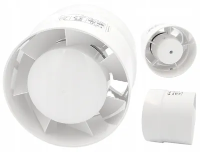 Produktbild von Vents Kanalventilator Axial Ø 125mm mit Timer 190m³/h