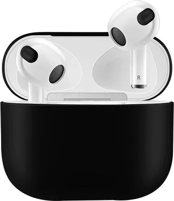 Obrázok produktu pre Silikónové puzdro pre Apple AirPods 3, čierne