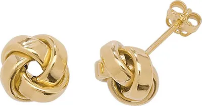 Produktbild von Edle 9 Karat (375) Gold Damen - Paar Ohrstecker - 11mm*11mm; TRS18129KY