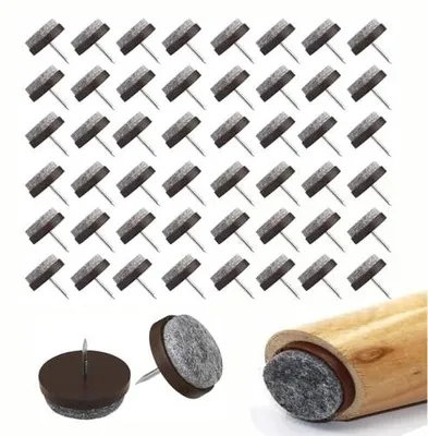 Zdjęcie produktu dla Podkładki filcowe do krzeseł średnica 22 mm zestaw 50 sztuk mebli