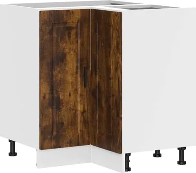 Produktbild von Küchen-Eckunterschrank Porto Räuchereiche Holzwerkstoff