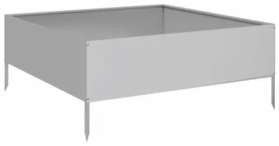 Zdjęcie produktu dla Podwyższone łóżko 100x100x25 cm Stal ocynkowana