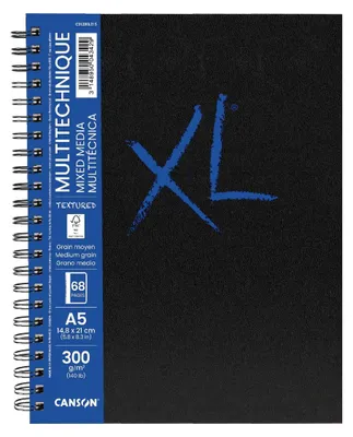 Produktbild von CANSON Skizzenbuch XL BOOK MIXED MEDIA Textured DIN A5 34 Blatt