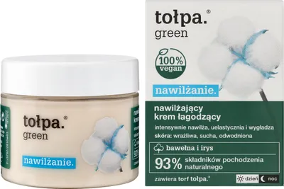 Obrázek produktu pro Tolpa Green Zklidňující hydratační krém 50ml