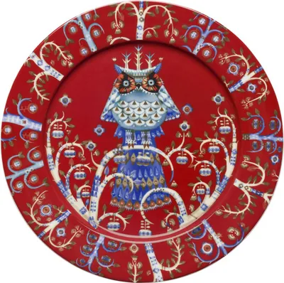 Image de Iittala Taika Assiette - 27 cm - Rouge