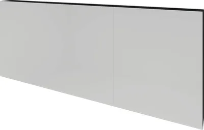 Produktbild von Spiegelschrank Sanox 160 x 13 x 65 cm schwarz matt 3-türig