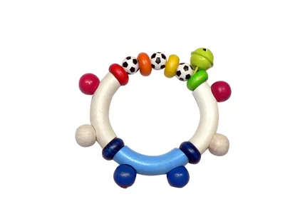 Produktbild von Babyspielzeug Rassel Fussball BxLxH 100x18x100mm