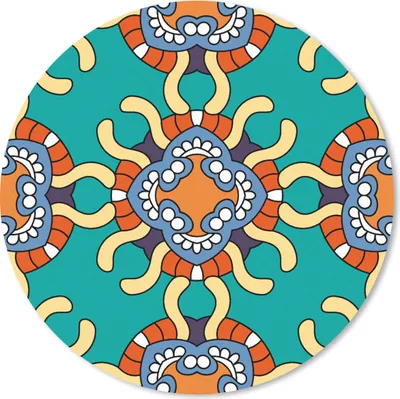 Produktbild von MuchoWow® Mauspad Mousepad Muster - Abstrakt - Grün 50x50 cm - Mousepads - Maus Mat - Pad - Mausunterlage - Vinyl