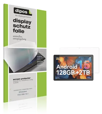 Produktbild von 2x Schutzfolie für Whitedeer YXG13BK 10.1 matt Displayschutzfolie Folie Display Schutz dipos