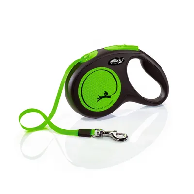 Produktbild von Flexi "NEW NEON" : Neon-Grün M - 5m Hundegewicht max: 25 kg Farbe: Neon-Grün Größe: M - 5m Inhalt: Hundegewicht max: 25 kg