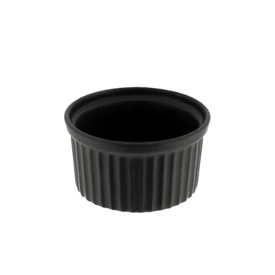Obrázek produktu pro Almina 6dílná sada forem na muffiny Porcelánová miska kulatá 180 ml černá